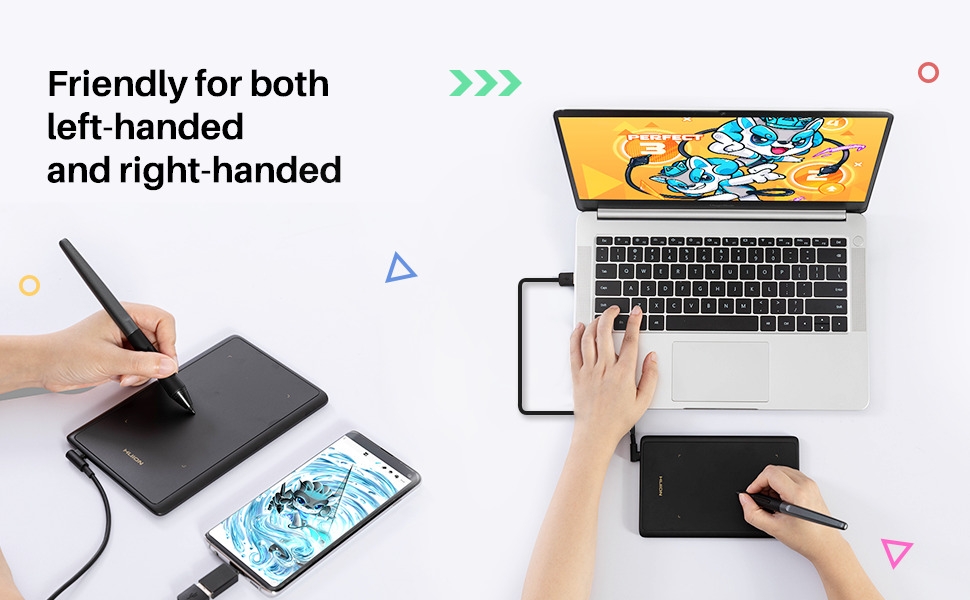 colorful writing tablet stylus pen for android tablet line friends drawing tablet 