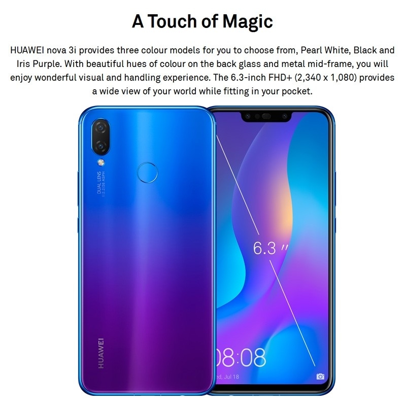 Huawei nova 3 и huawei nova 3i в чем разница