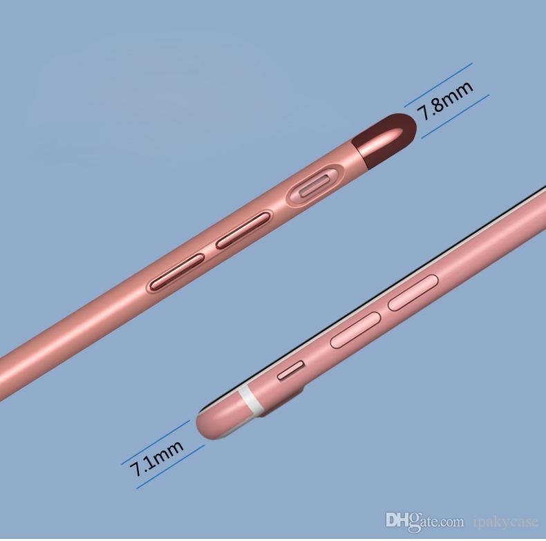 iPaky Case For iPhone 7 Plus 3 In 1 Hybrid Electroplate iphone 7 Back Cover Drop-proof Shockproof PC Armor Cases With Package In Stock