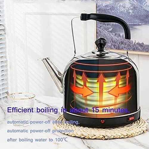 JP Jamesport Automatic 7.5L Stainless Steel Electric Kettle, Electric Boiling Water Kettles,Stainless Steel Household Electric Kettle Water Kettle AU Plug Household Fast Heating Electric Boiling Tea (Size: 7.5L) image