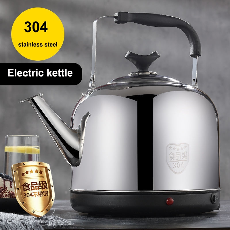 JP Jamesport Automatic 7.5L Stainless Steel Electric Kettle, Electric Boiling Water Kettles,Stainless Steel Household Electric Kettle Water Kettle AU Plug Household Fast Heating Electric Boiling Tea (Size: 7.5L) image