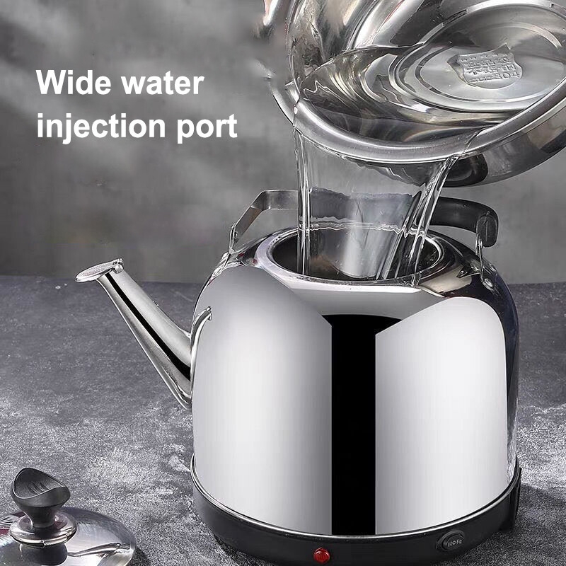 JP Jamesport Automatic 7.5L Stainless Steel Electric Kettle, Electric Boiling Water Kettles,Stainless Steel Household Electric Kettle Water Kettle AU Plug Household Fast Heating Electric Boiling Tea (Size: 7.5L) image
