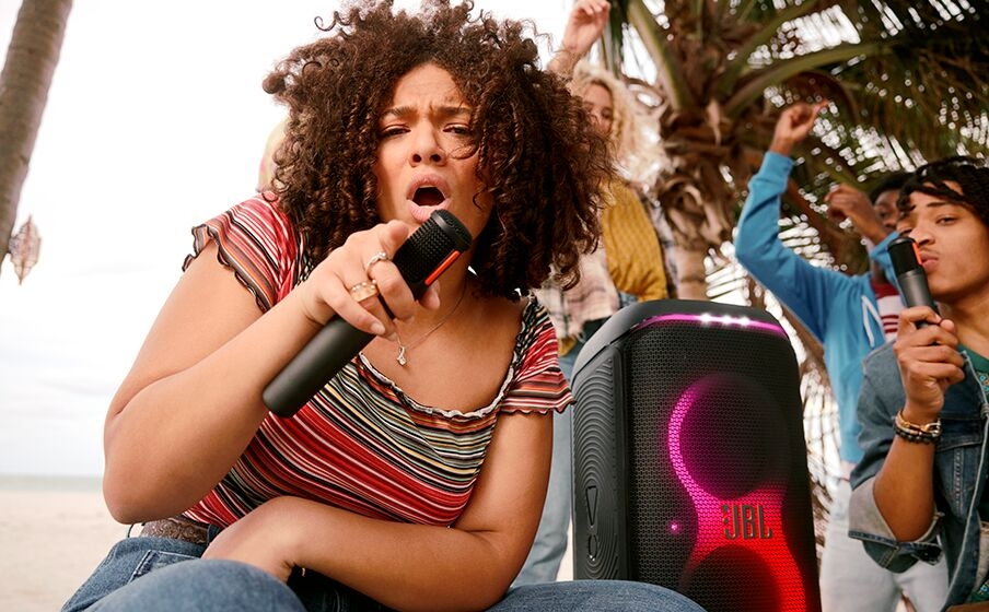 JBL PartyBox Wireless Mic Clear voice, crisp sound - Image