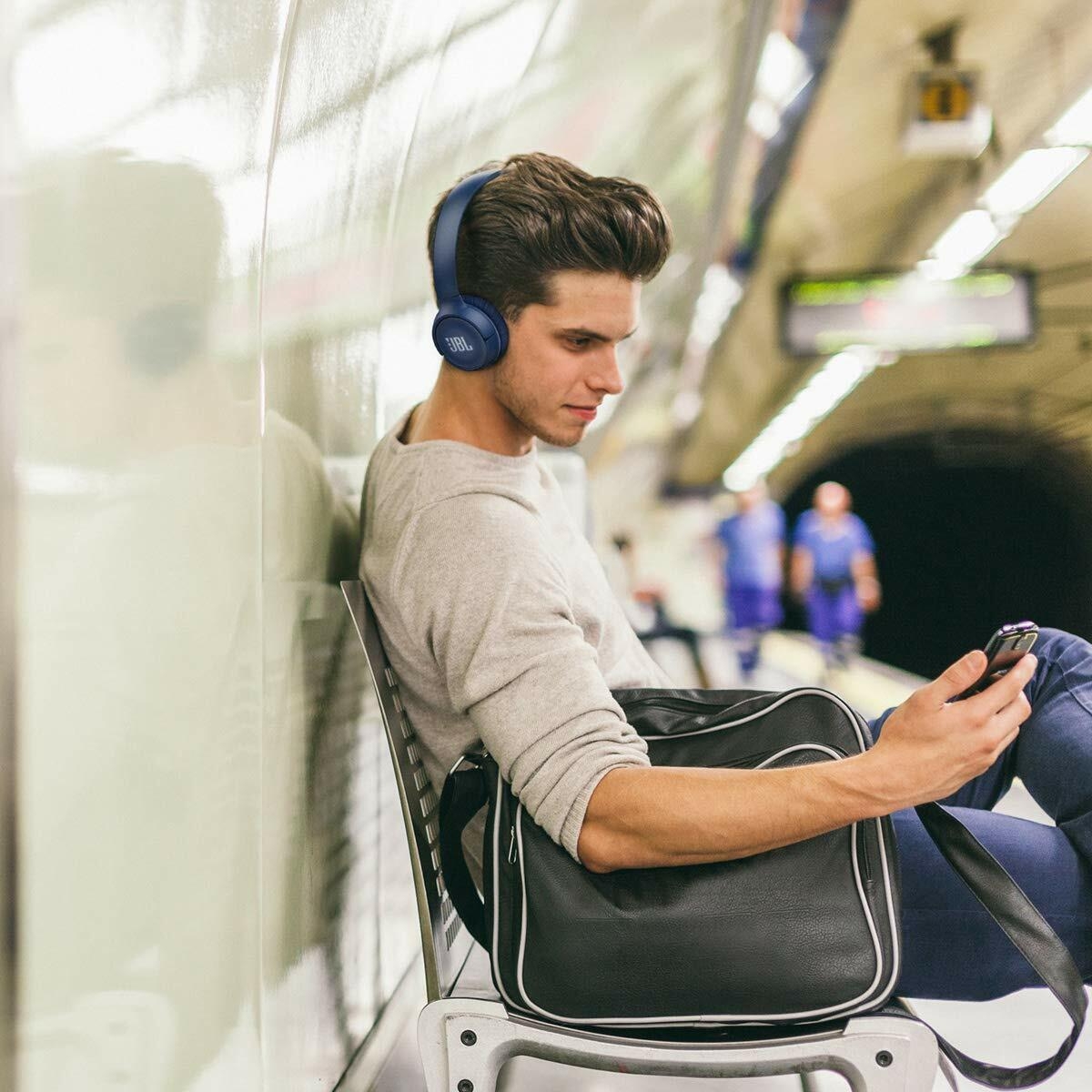 Amazon.com: JBL TUNE 500BT - On-Ear Wireless Bluetooth Headphone - Blue :  Electronics