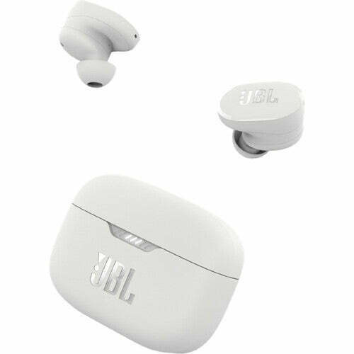 JBL Tune 130NC Noise-Canceling True Wireless In-Ear Headphones (White) — Rock and Soul DJ Equipment and Records
