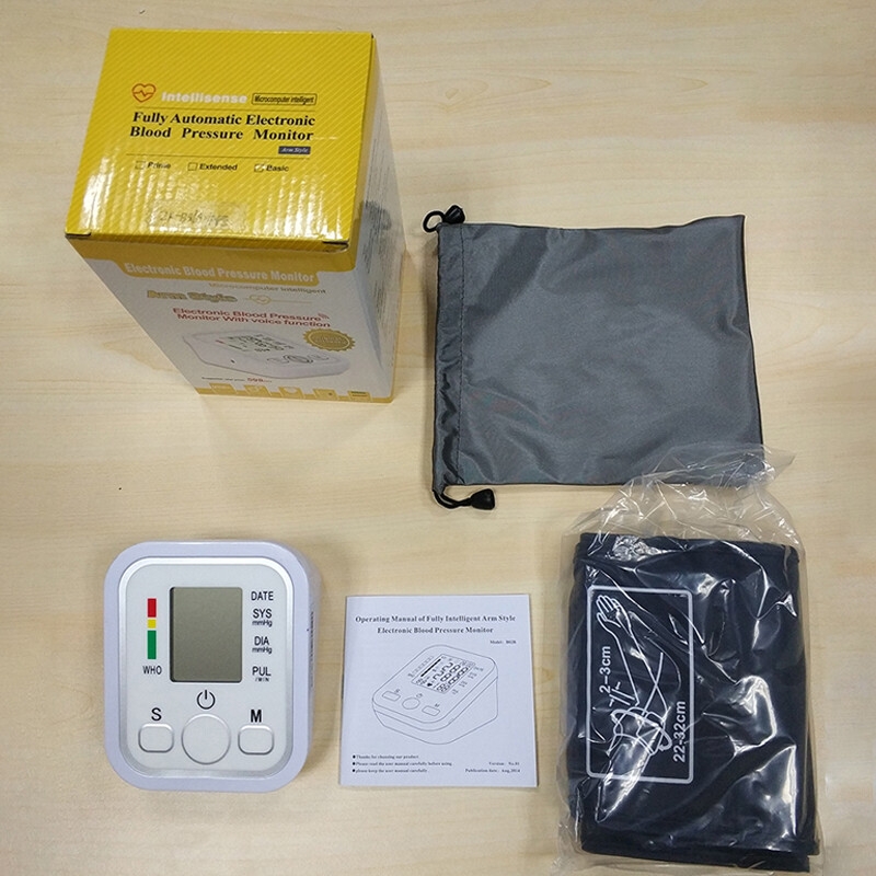 CE ISO Approved Medical Sphygmomanometer arm type tensiometer Digital Blood Pressure Monitor taking