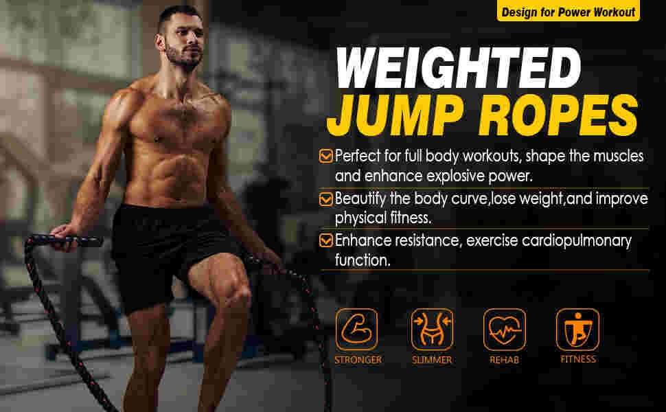 Weighted Jump Rope for Fitness