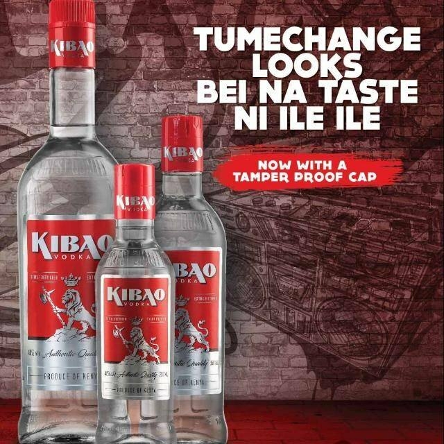 Kibao Vodka has a new bottle design - HapaKenya