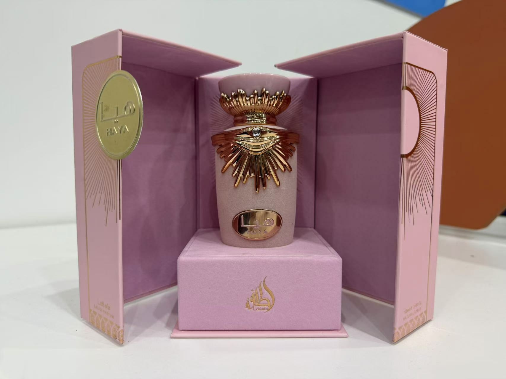 Lattaafa Haya Eau De Parfum 100ml Women's Perfume From Dubai Vietnamese Fragrance in Glass Bottle for Middle Eastern Audience