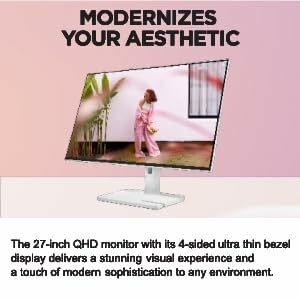 QHD moitor, 4 sided bezel, Ultra thin, 27
