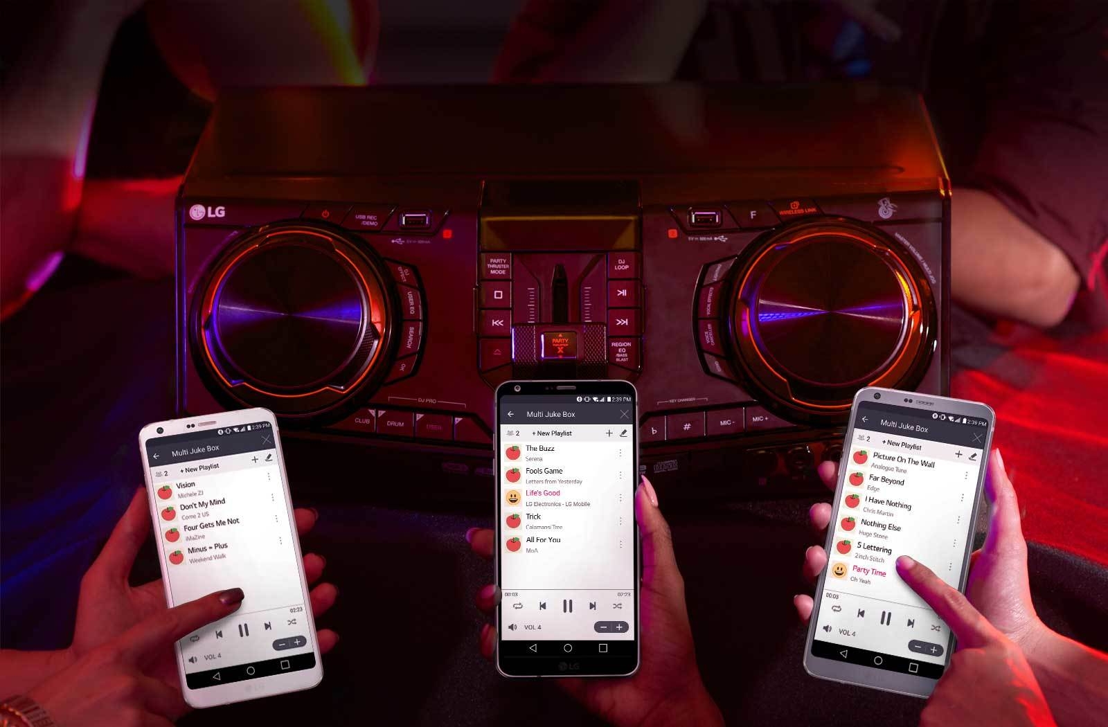 Multi Jukebox, build a playlist with your friends