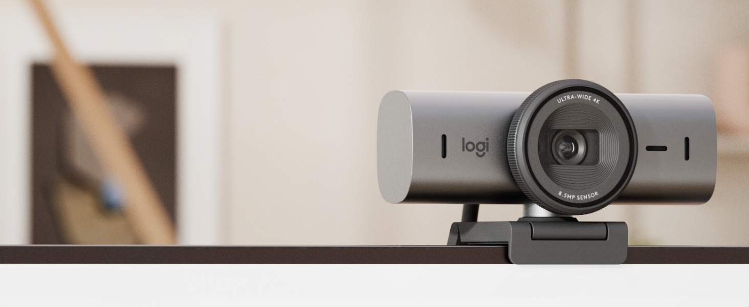 MX Brio 705 for Business 4K Ultra HD Webcam with Auto Light Correction, Auto-Framing, Show Mode