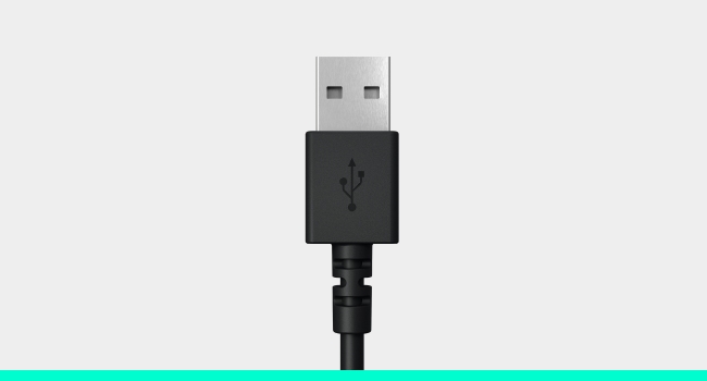 h390 wired stereo black headset with noise-cancelling microphone