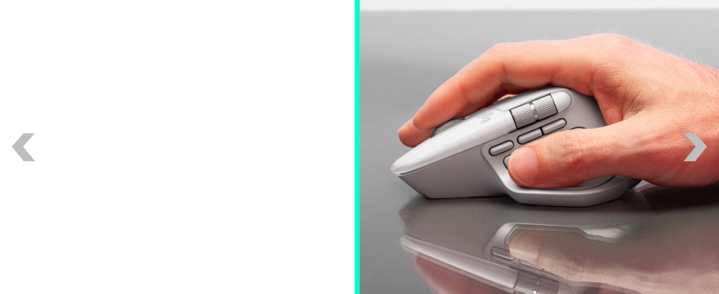 zoom of mx master 4 for mac wireless mouse in use