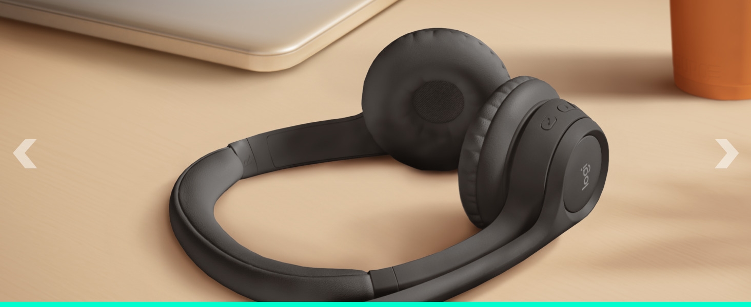 Logitech Zone 300 Wireless Bluetooth Headset With Noise-Canceling Microphone