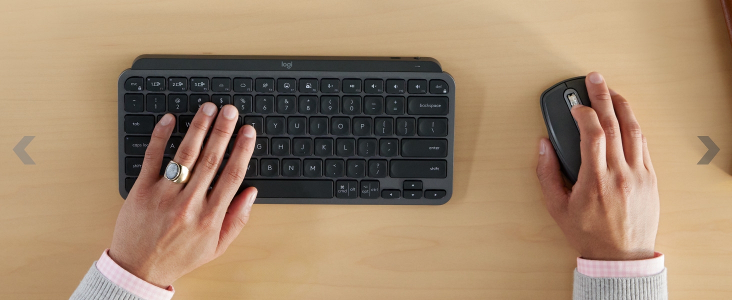 mx keys mini wireless black keyboard