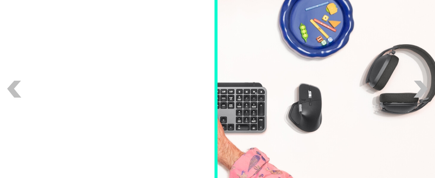 zoom of mx master 4 wireless mouse and zone vibe 100 wireless headset