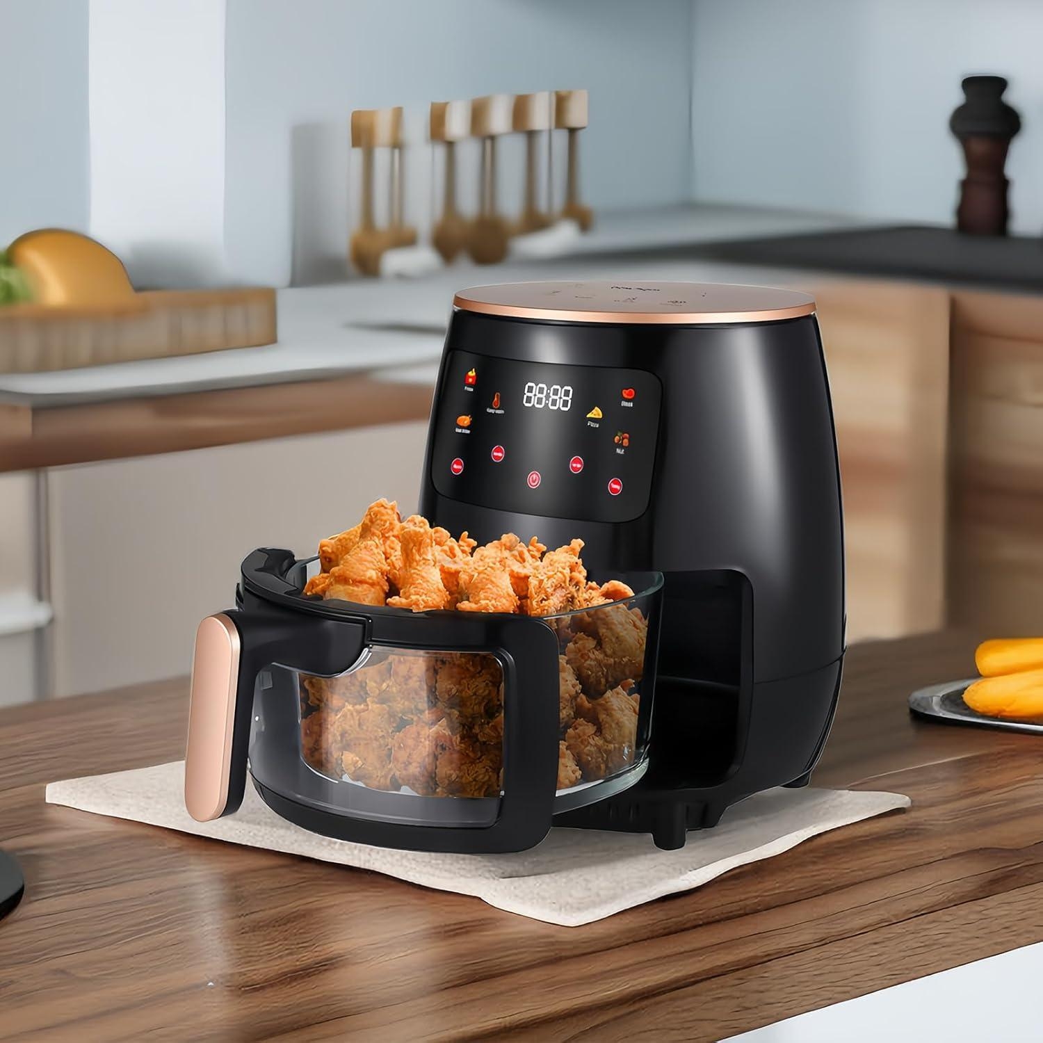 Nunix 1400W 5 Litres Air Fryer with Rapid Hot Air Technology, Digital Touchscreen, 8 Preset Cooking Programs, Non-Stick Basket, Oil-Less Frying for Healthy Meals https://ke.jumia.is/cms/external/pet/NU344HA6KT3ZONAFAMZ/31d9937e8f77de94d7b5c2f0bd6814ec.jpg