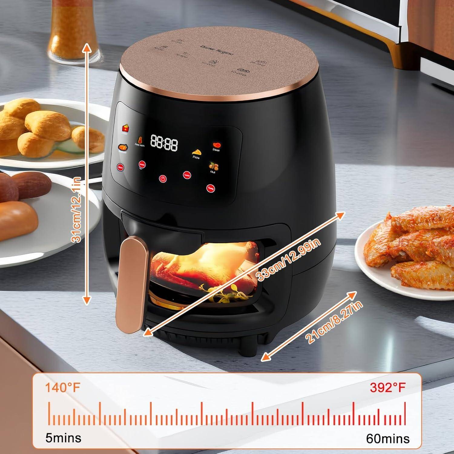 Nunix 1400W 5 Litres Air Fryer with Rapid Hot Air Technology, Digital Touchscreen, 8 Preset Cooking Programs, Non-Stick Basket, Oil-Less Frying for Healthy Meals https://ke.jumia.is/cms/external/pet/NU344HA6KT3ZONAFAMZ/940803eb3de81f9c878c5551f058f523.jpg