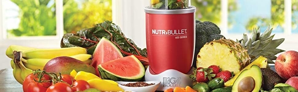 Magic Bullet NutriBullet 12 Piece Set, Red, NBR-1212R