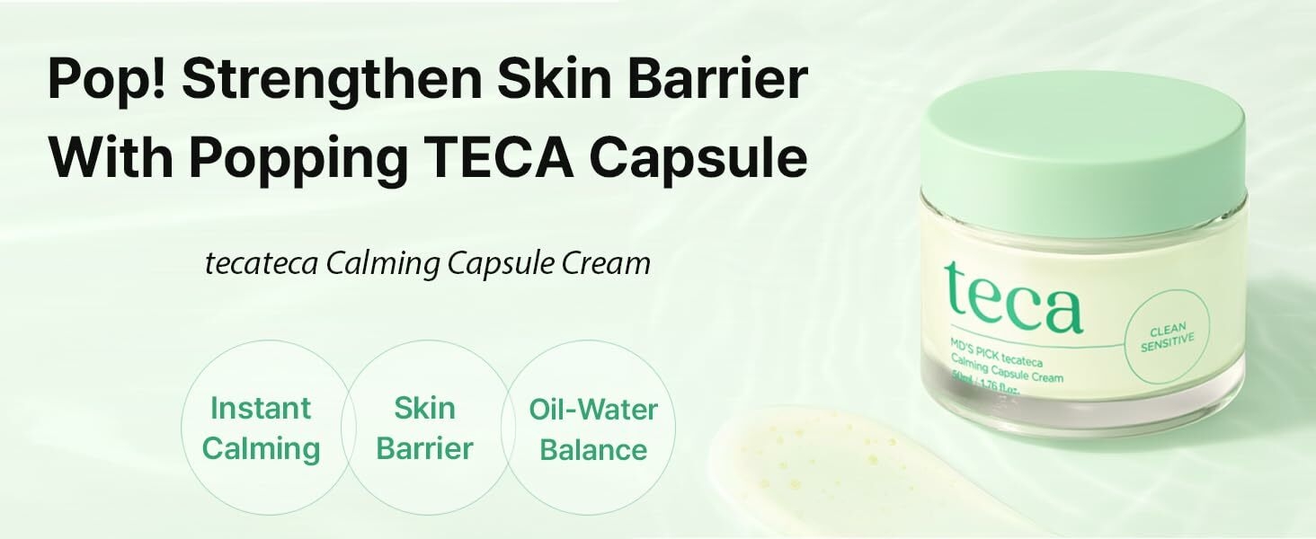INSTANT CALMING WITH TECA — FASTER THAN CICA Experience fast-acting soothing relief