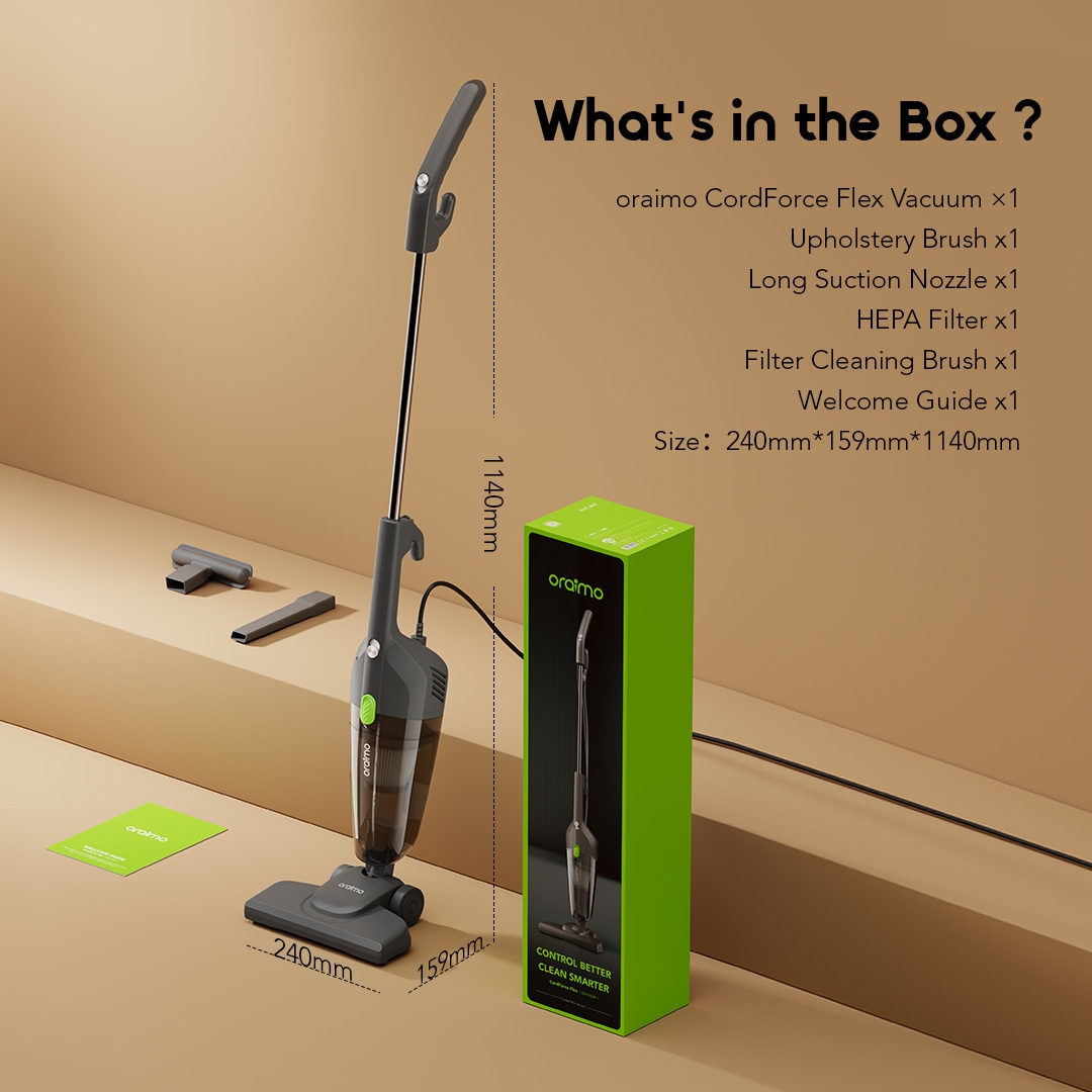 oraimo Corded Stick Vacuum CordForce Flex OSV 252A Inbox 8