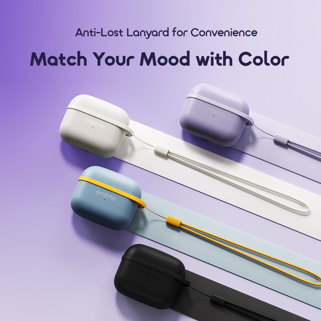 oraimo wireless earbuds SpaceBuds Lite OTW-324 anti-lost lanyard