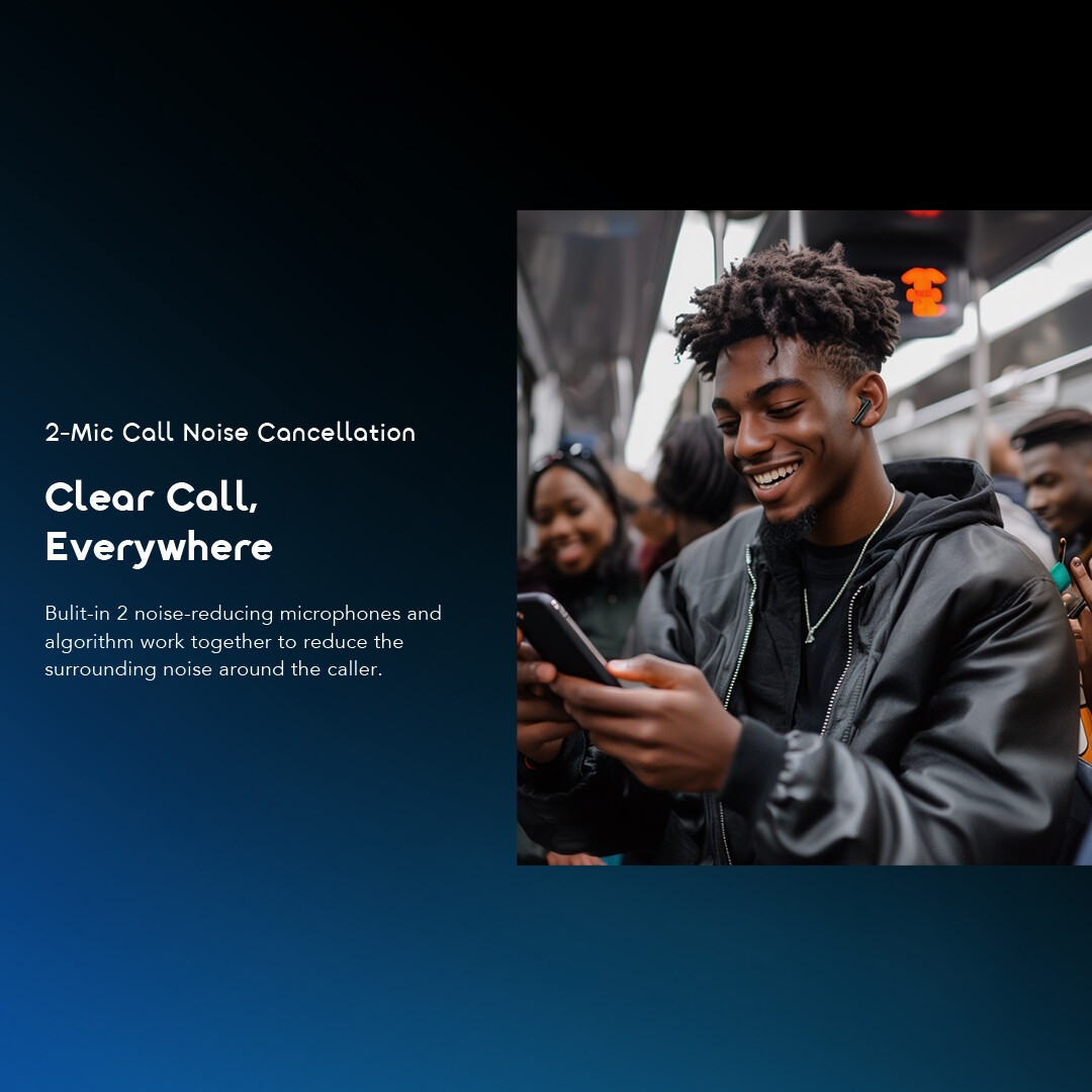 Wireless Earphones SpaceBuds Neo+ OTW-323P 2-mic call noise cancellation