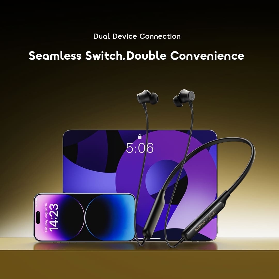 oraimo Earphone-necklace 5-OEB-611-11-dual device