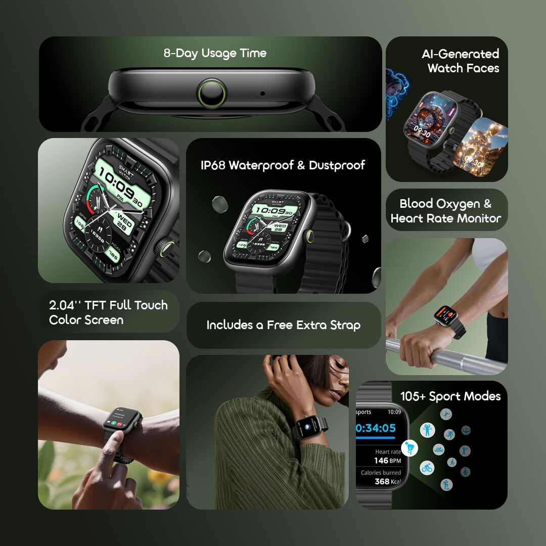 oraimo smartwatch watch 6 OSW-807 features