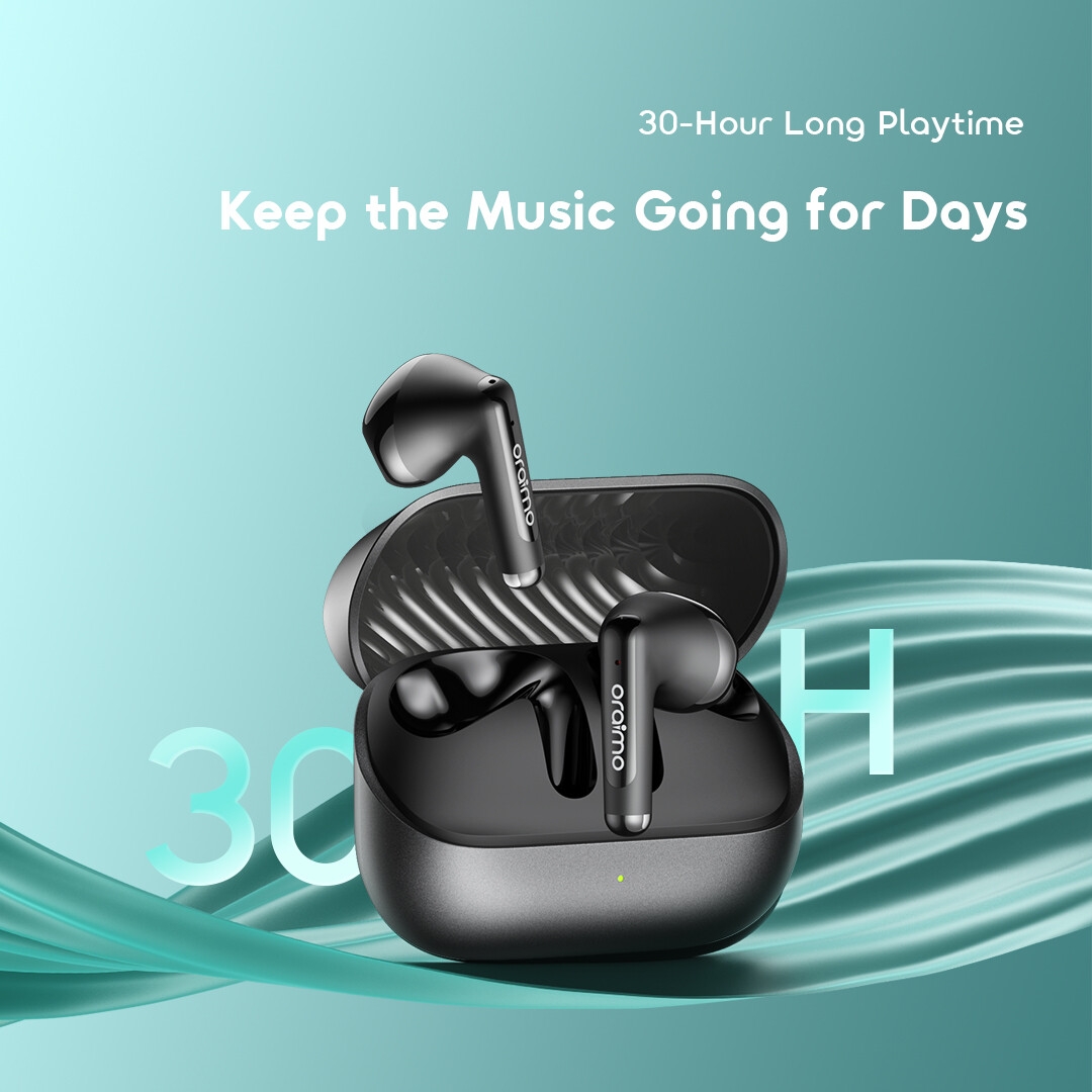 Oraimo True Wireless Earbuds SpaceBuds Air+ OTW-323SP 7 Long Playtime
