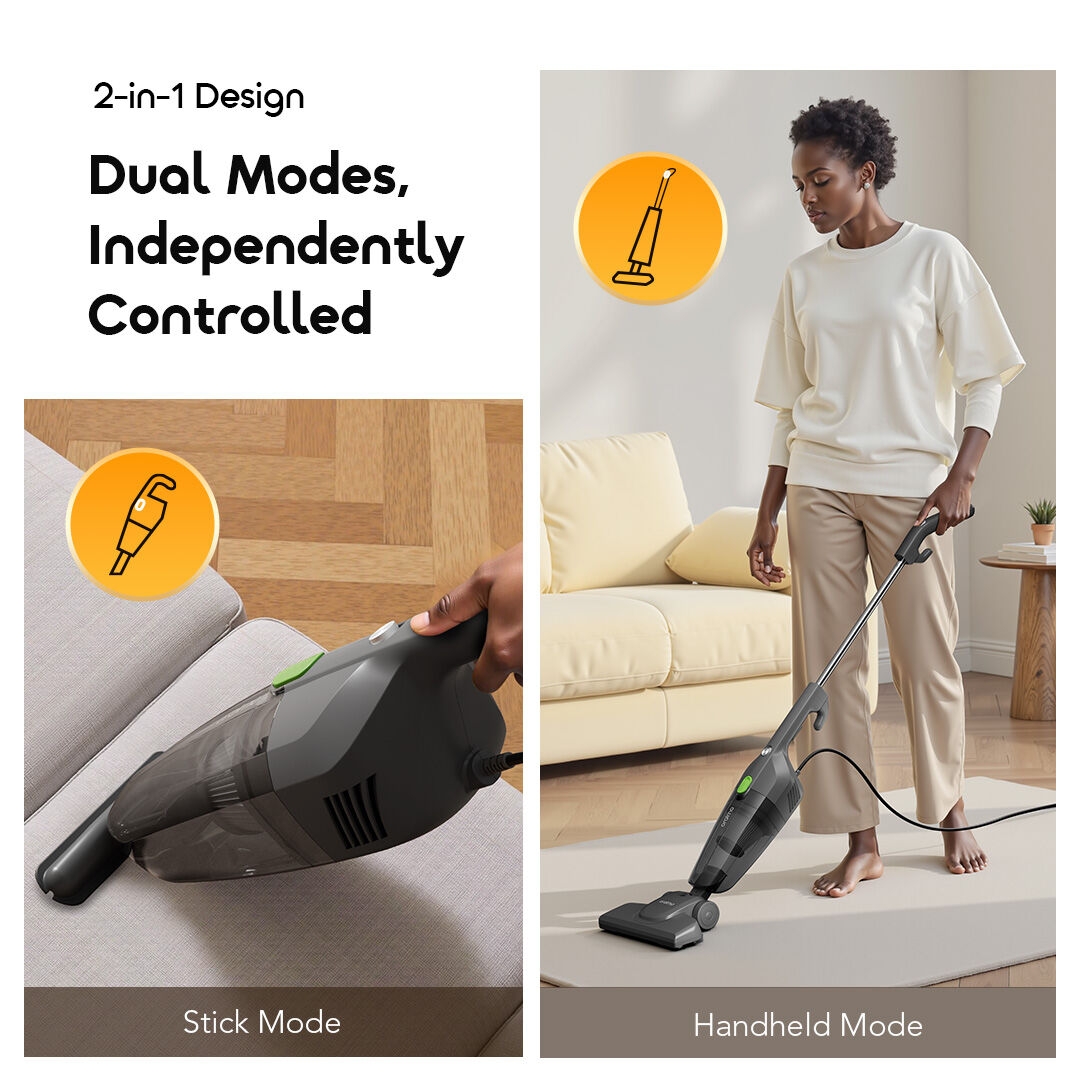 oraimo Corded Stick Vacuum CordForce Flex OSV 252A Dual Modes 3