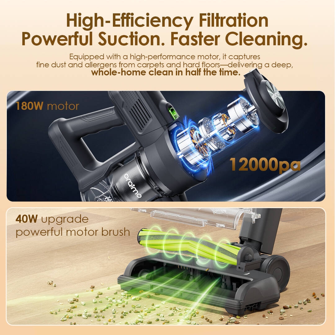 Oraimo Cordless Stick Vacuum CyberVac OSV 102B High Efficiency