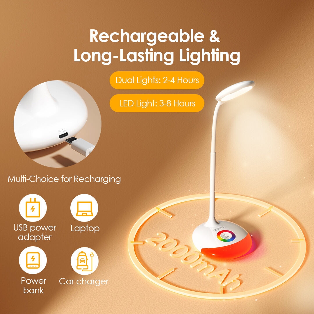 Desk Lamp Corner Glow ODL-201A rechargeable