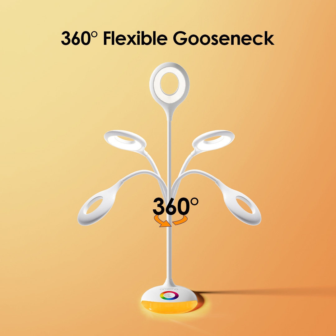 Desk Lamp Corner Glow ODL-201A 360° flexible gooseneck