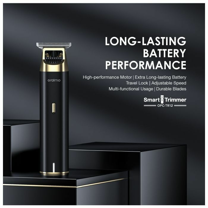 oraimo SmartTrimmer2 150-min Working Time Adjustable Speed Multi-functional Trimmer