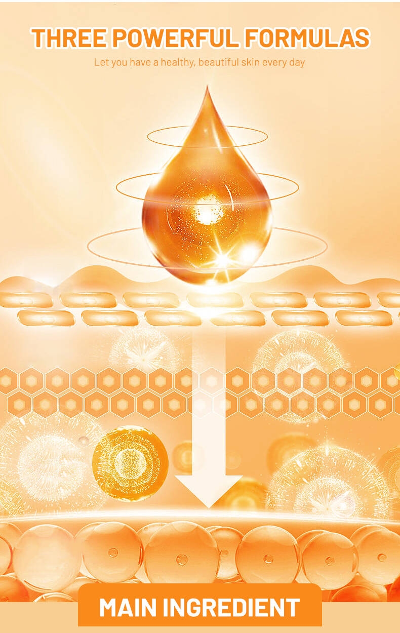 Pei Mei Wholesale 3 in 1 Skin Care Serum Set with Vitamin C Hyaluronic Acid Retinol Skin Maintenance Serum For Face