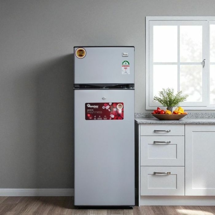 204 LITERS 2 DOOR DIRECT COOL FRIDGE, SILVER - RF/340