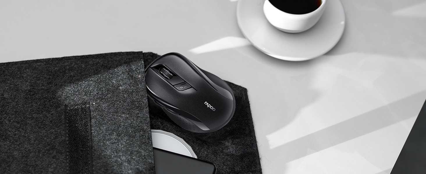 Portable mouse can easily tossed in laptop bag, brought to anywhere for on-the-go productivity
