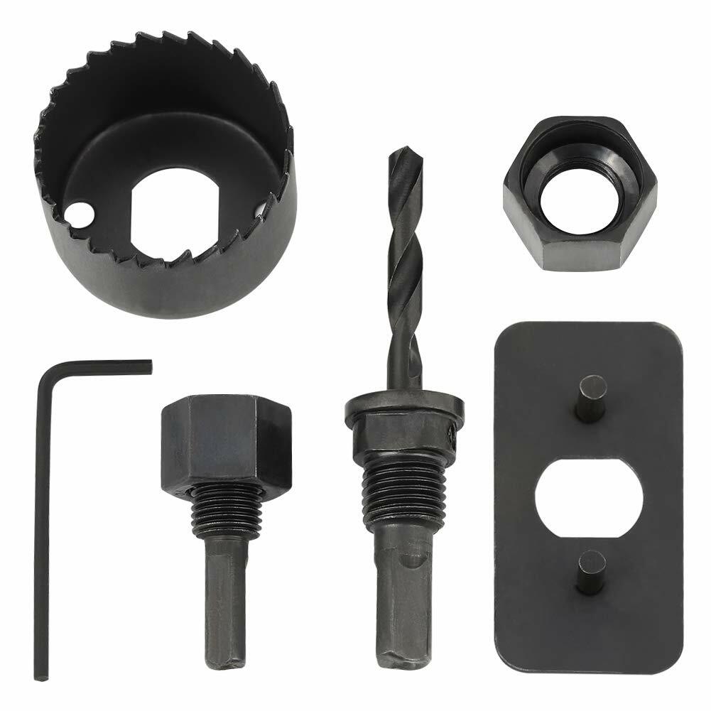 Hole Saw Kit for Wood for PVC Board Plastic Plate Drilling Drywall and Soft Wood