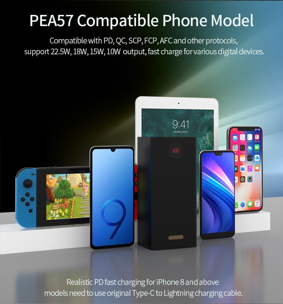 Romoss 57000mAh fast charge Power bank