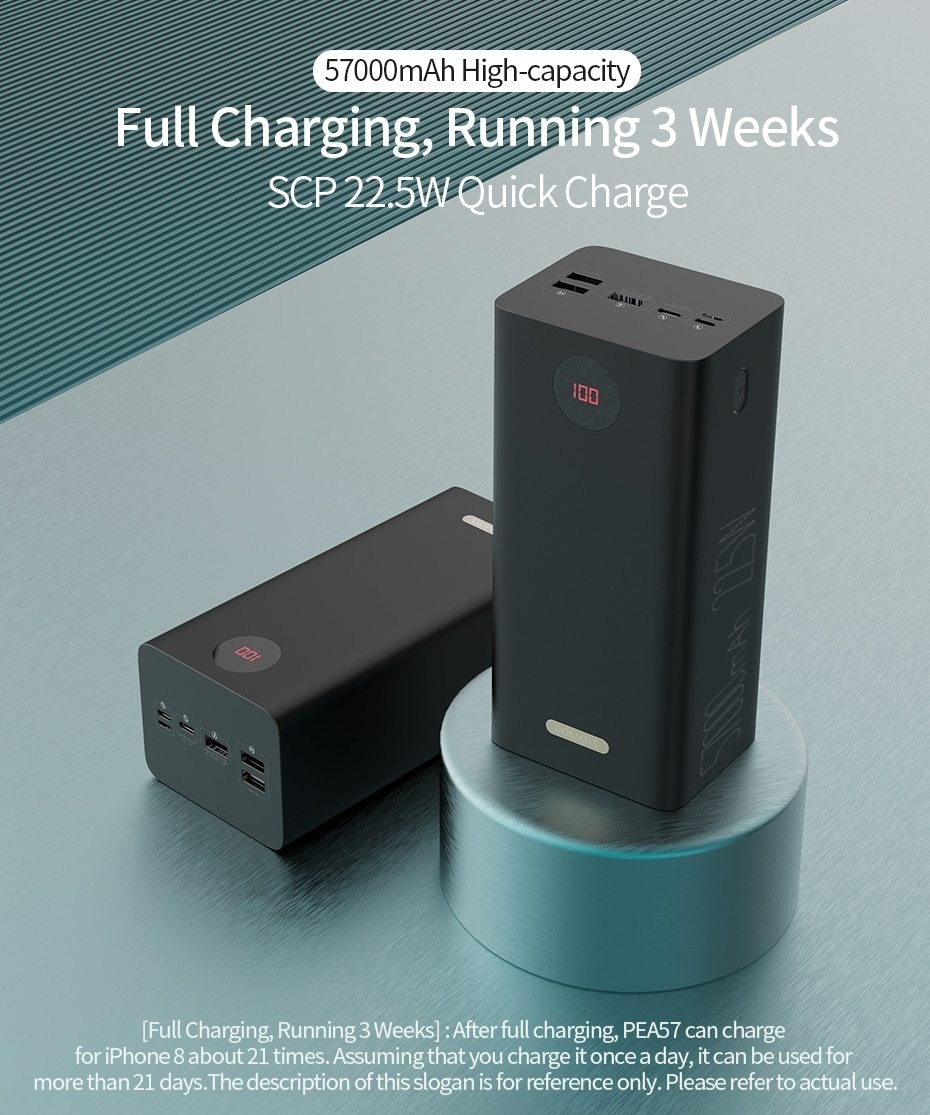 Romoss 57000mAh fast charge Power bank