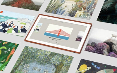 Transforms your TV into a piece of Art