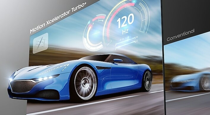 Exceptional motion enhancements in 4K 120Hz