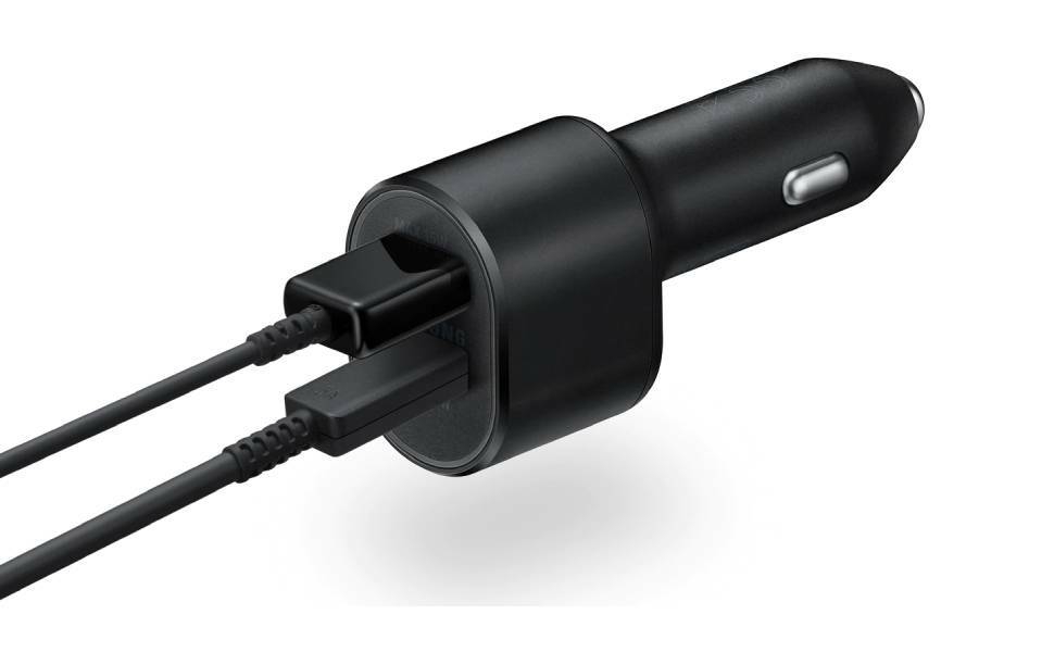 SAMSUNG Super Fast Dual Car Charger (45W+15W) Two Ports EP-L5300XBEGWW