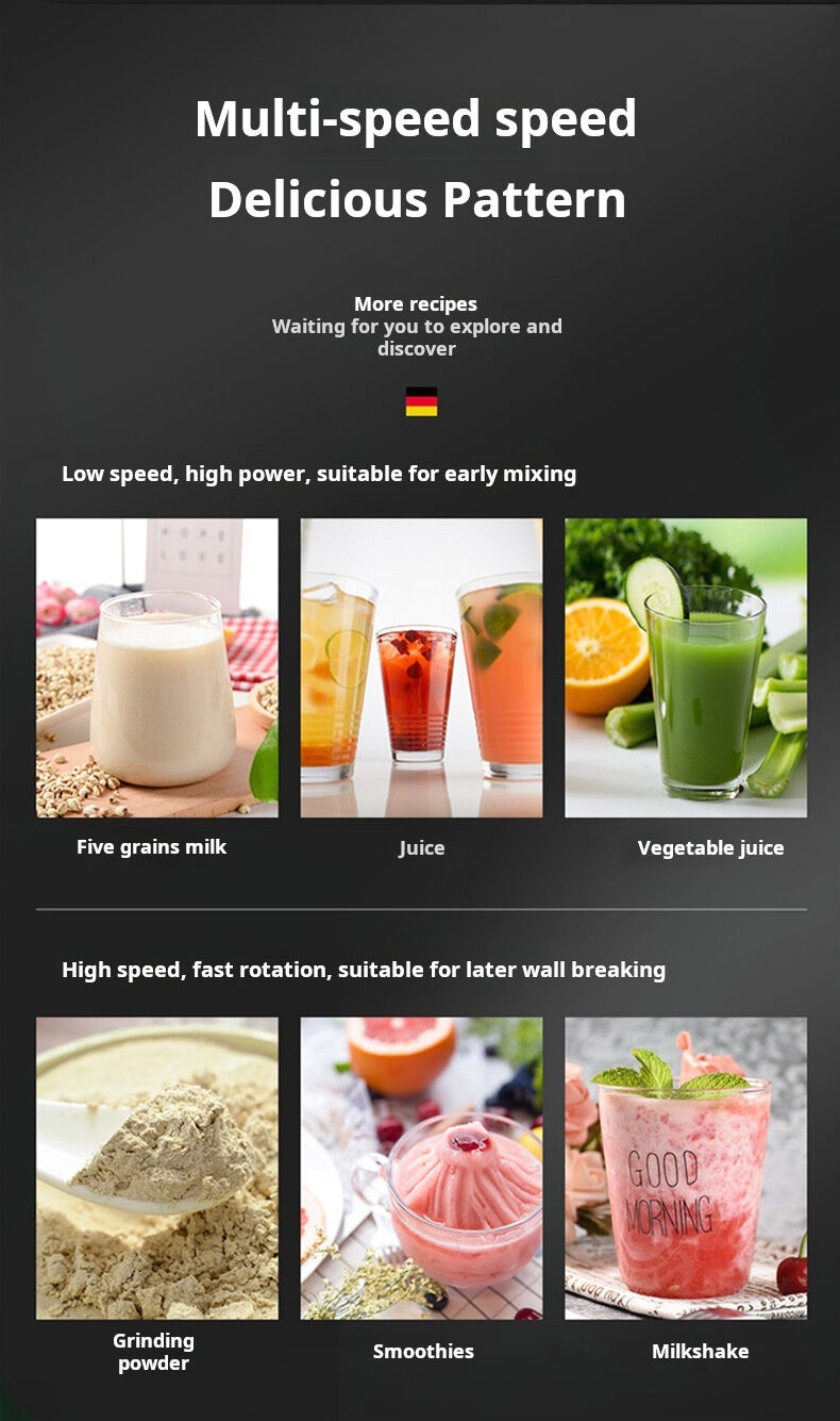 X612-2 Hot Sell 4500W 2L Silver crest Blender Commercial With Mixer Grinder Machine Portable Ice Smoothie Blenders and Juicers