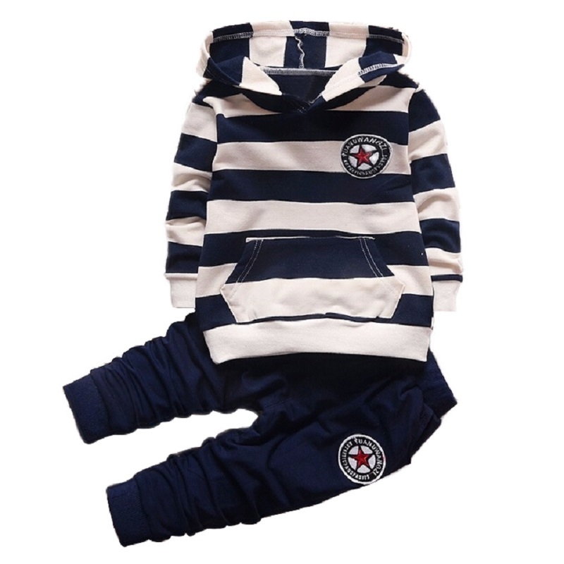 Autumn Formal Boys Clothing Sets Stripe