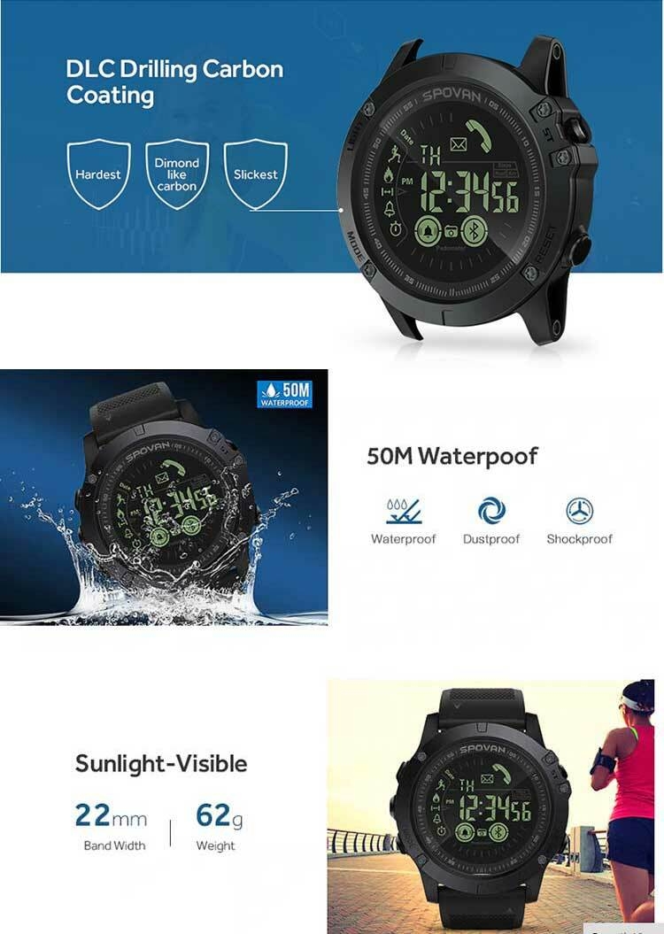 Hot Selling Multi-functional Popular Smartwatches SPOVAN PR1