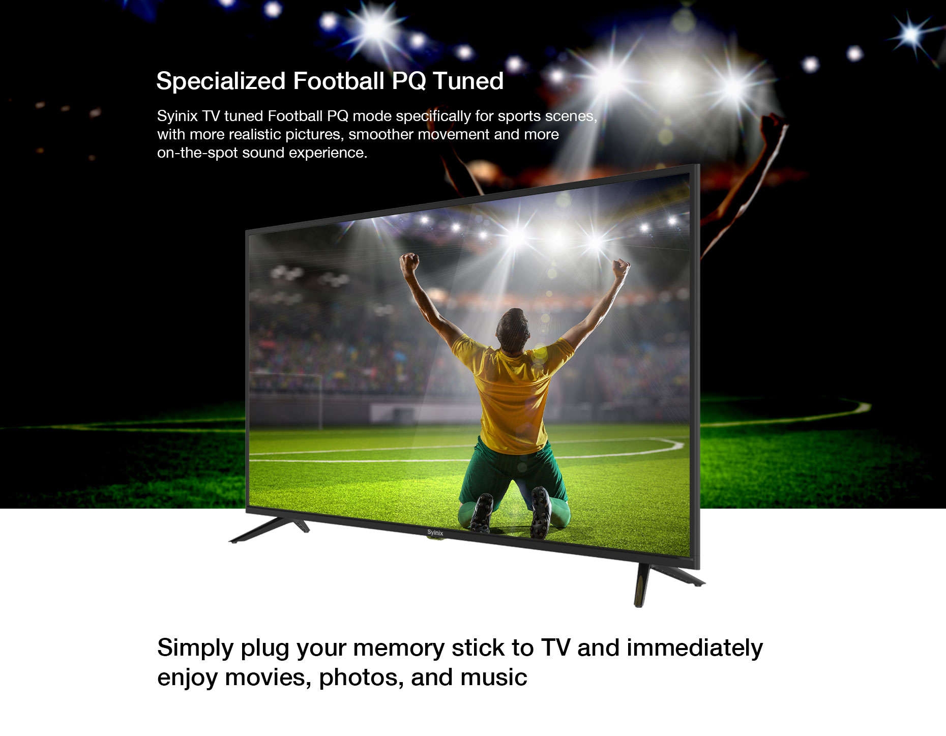 Syinix 43'' Smart Full HD Android LED TV, Frameless, Bluetooth