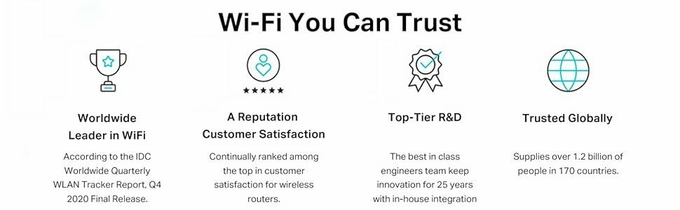 tplink, Wi-Fi, Trust, Worldwide, Leader, Reputation, Customer, Satisfaction, Top, Tier, Trusted